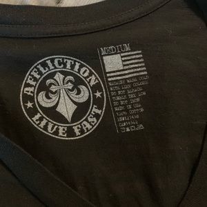 Affliction Tops - Gently used Affliction GSP tee size M Affliction Tops - Gently used Affliction GSP tee size M